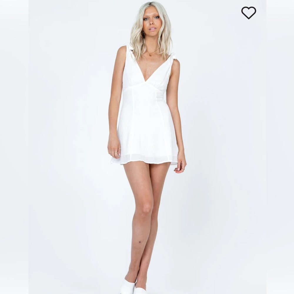 Princess Polly | ISLAND TIME MINI DRESS WHITE